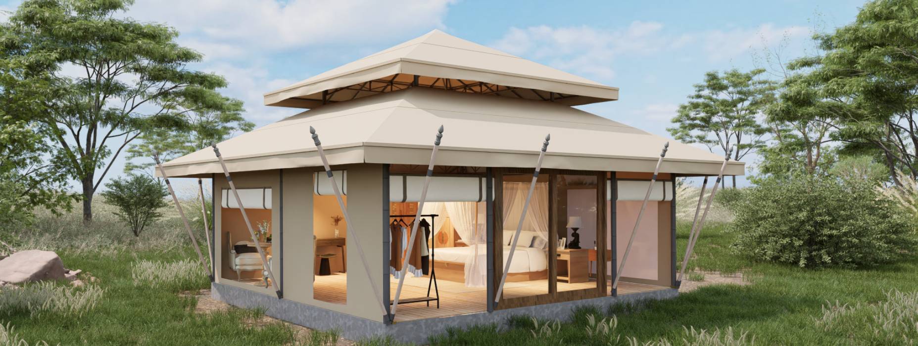 乌拉特后旗户外野奢帐篷